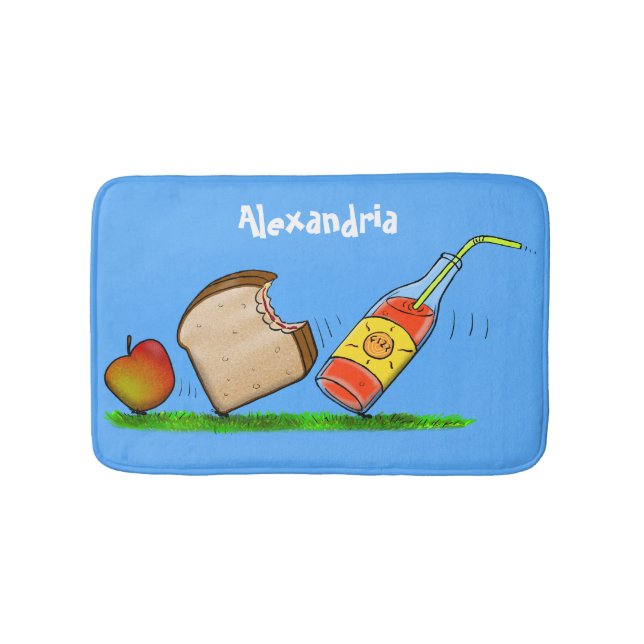 Funny ants Cartoon Badematte (Vorderseite)