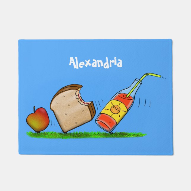 Funny ants Cartoon Fußmatte (Vorderseite)