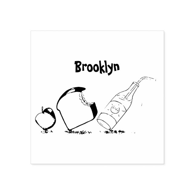 Funny ants Cartoon Gummistempel (Prägung)