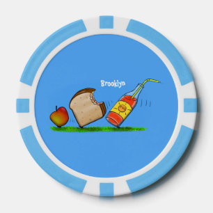 Funny ants Cartoon Pokerchips