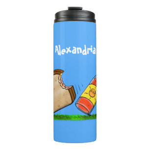 Funny ants Cartoon Thermosbecher