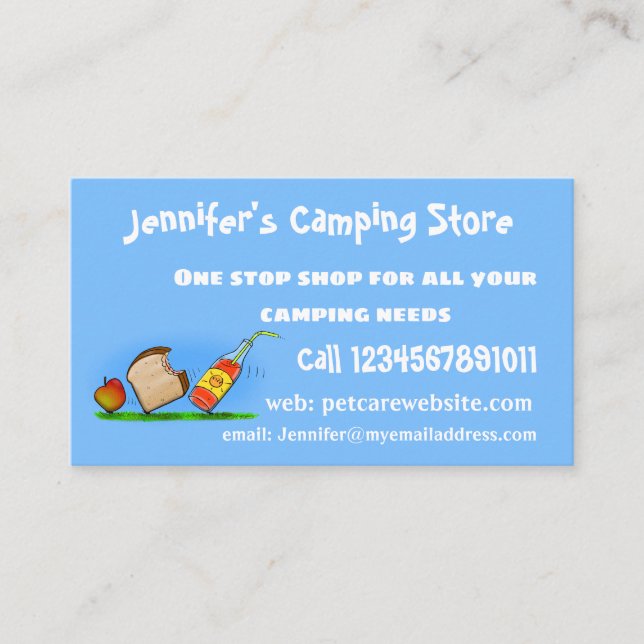 Funny ants Cartoon Visitenkarte (Vorderseite)