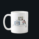 Funny Anwesen Law Probate Anwalt Cartoon Funny Kaffeetasse<br><div class="desc">Anwesen Law Probate Lawyer Cartoon Funny Coffee Tasse zeigt ihn in seinem Büro beim Anschauen seiner Lieblings-TV-Show. Perfekt für den Chef oder für alle anderen in einer Anwaltskanzlei, die sich mit diesem Rechtsgebiet beschäftigt, einschließlich eines Richters, Paralegals, Rechtssekretärin oder Rezeptionisten. Auch macht ein ordentliches Geschenk für eine Jurastudentin oder Absolventen,...</div>