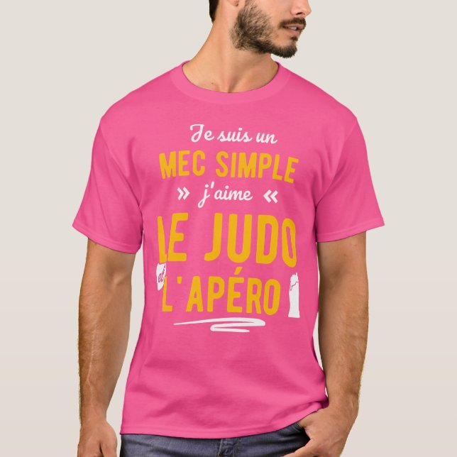 Funny Apero Judo Funny Idea T-Shirt (Vorderseite)
