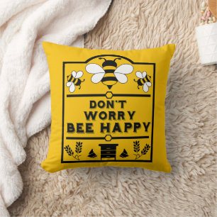 Funny Apiary Honey Bauer Kissen