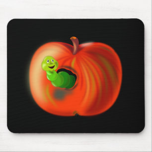 Funny Apple Mouse Pad Mousepad