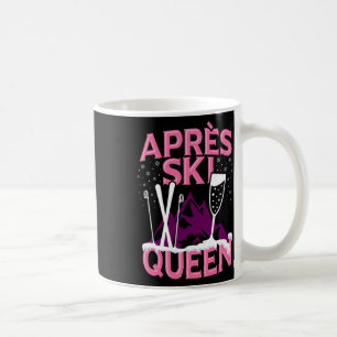 Funny Apres Ski Queen Ski Winter Sports Party F Kaffeetasse