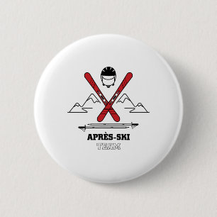 Funny Apres Ski Team - Großartige Schneefreunde Ge Button