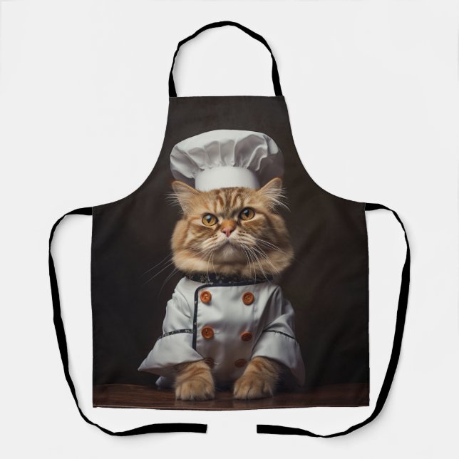 Funny Apron für Cat Lovers and Cooks Schürze (Vorderseite)