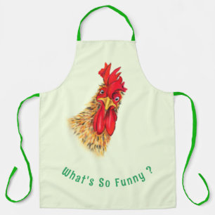 Funny Apron mit überraschendem Rooster - Benutzerd Schürze