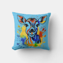 Funny Aquarell farbige Antilope