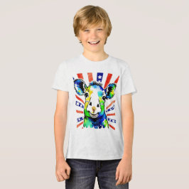 Funny Aquarell farbiges Schaf Tri-Blend Shirt
