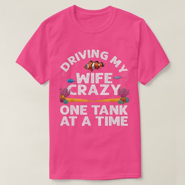 Funny Aquarium Designs Men Vater Husband Fish Tank (Design vorne)