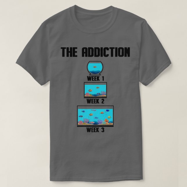 Funny Aquarium Geschenk für Männer Frauen Tropisch T-Shirt (Design vorne)