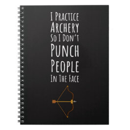 Funny Archer Gifts Bow And Arrow Sport Archery  Notizblock