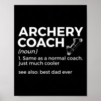 Funny Archery Coach definiert den besten Vater all
