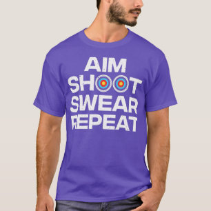 Funny Archery Designs für Männer Frauen Shooting B T-Shirt