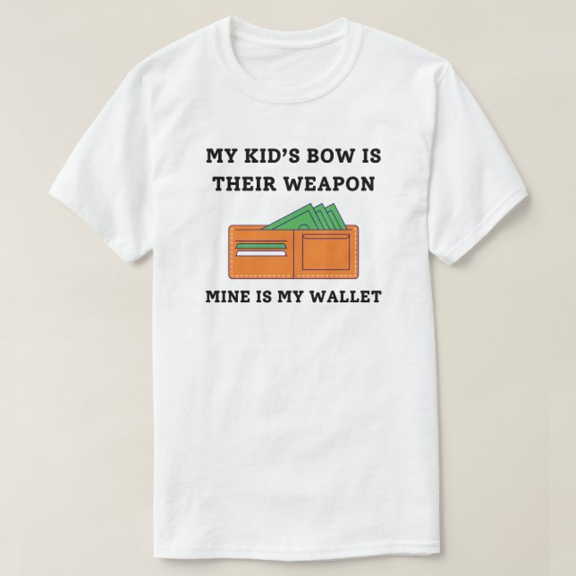 Funny Archery Vater T-Shirt (Design vorne)