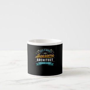 Funny Architect Phantastisch Job Beruf Abschluss Espressotasse