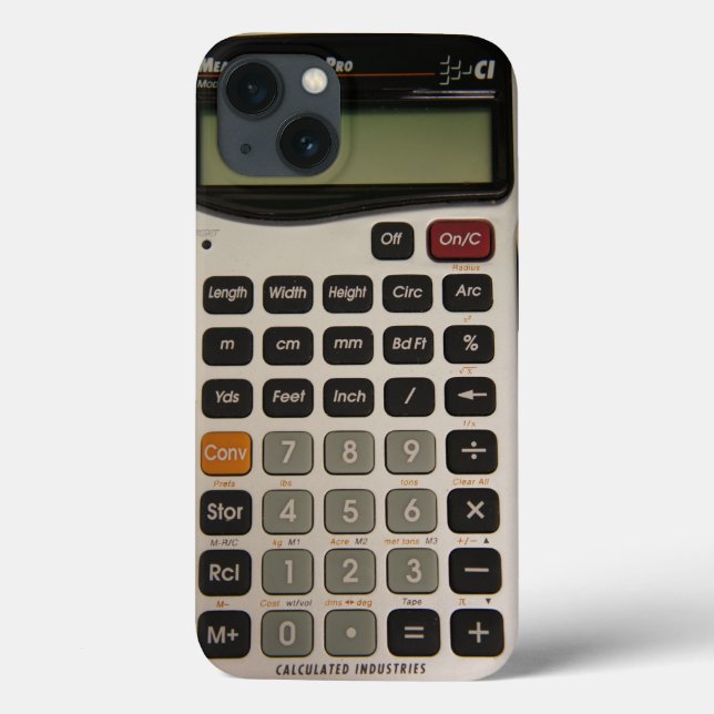 Funny Architectural Calculator Case-Mate iPhone Hülle (Rückseite)