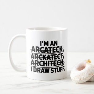 Funny Architecture Geschenk für Männer und Frauen Kaffeetasse