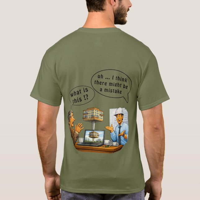 Funny Architecture Graduation T-Shirt (Rückseite)