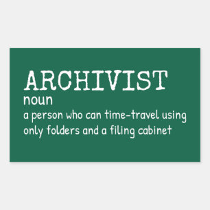 Funny Archivist bedeutet Sticker