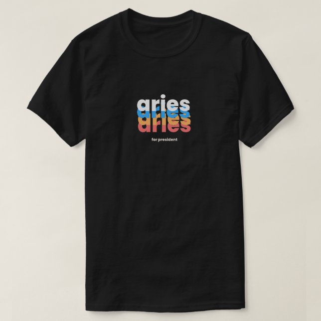 Funny Aries Zodiac T-Shirt (Design vorne)