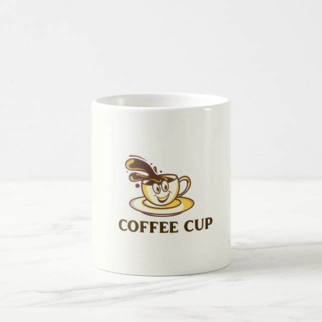 Funny Artist Coffee Cup Design für Kaffeeliebhaber Kaffeetasse (Mittel)