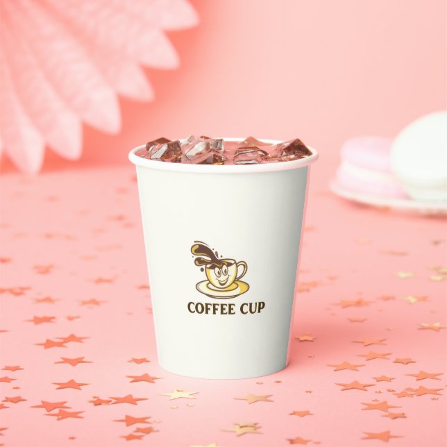 Funny Artist Coffee Cup Design für Kaffeeliebhaber Pappbecher (Insitu)