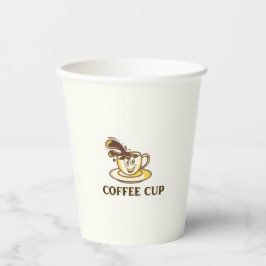 Funny Artist Coffee Cup Design für Kaffeeliebhaber Pappbecher