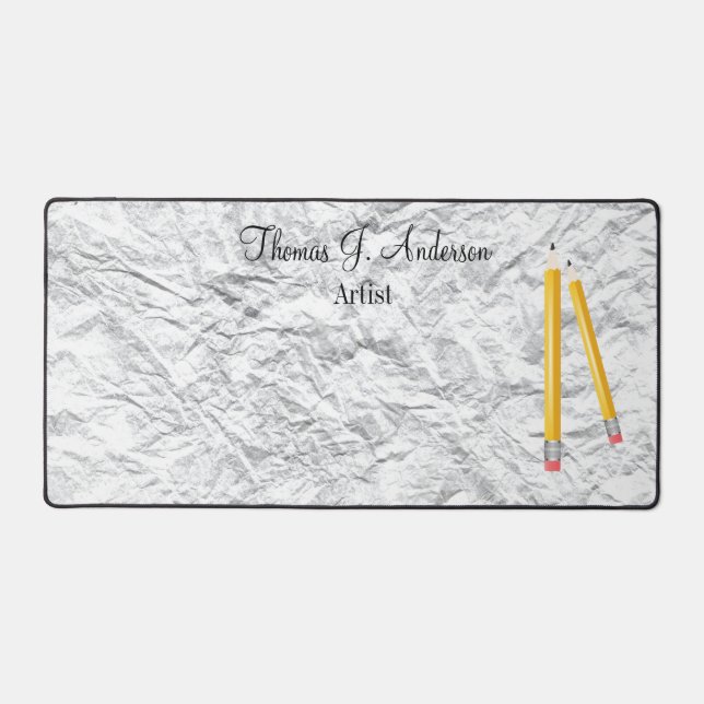 Funny Artist Writer etc. Desk Mat Pad Schreibtischunterlage (Vorderseite)