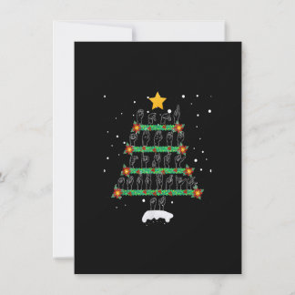 Funny ASL Christmas Tree Sign Language Xmas Deaf P Einladung