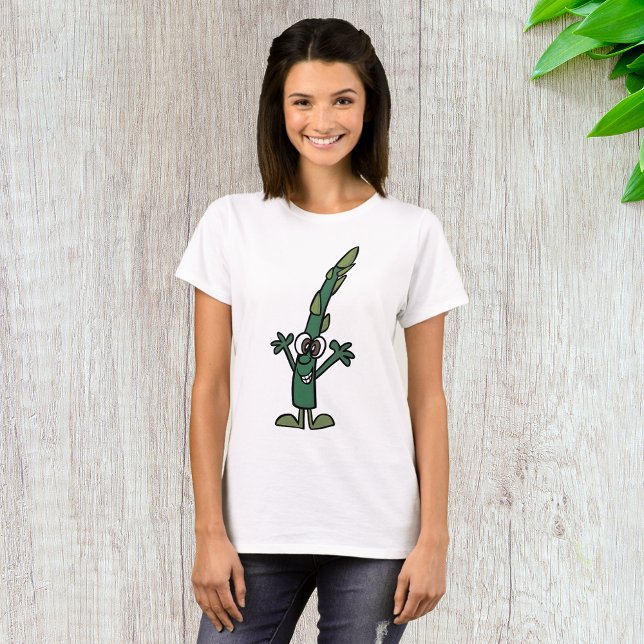 Funny Asparagus Womens T - Shirt (Von Creator hochgeladen)
