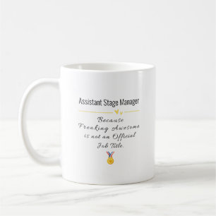 Funny Assistant Bühne Manager Gift - Theaterleben Kaffeetasse