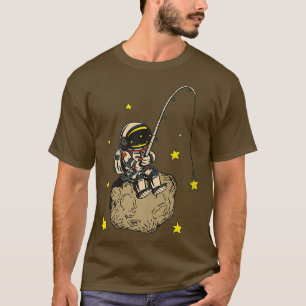 Funny Astronaut Angelstern auf einem Kometen T-Shirt