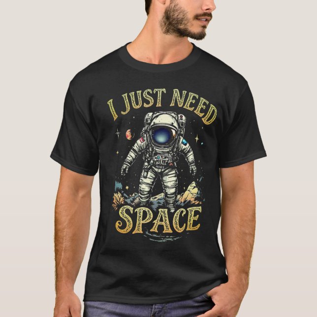 Funny Astronaut T-Shirt (Vorderseite)