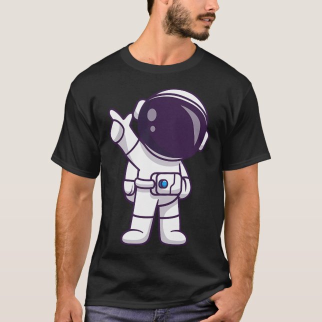 Funny Astronaut T-Shirt (Vorderseite)