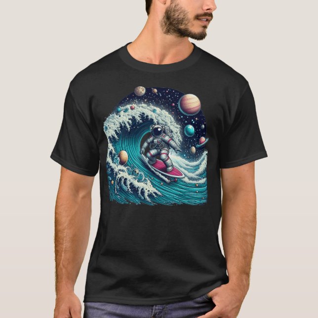 Funny Astronaut T-Shirt (Vorderseite)