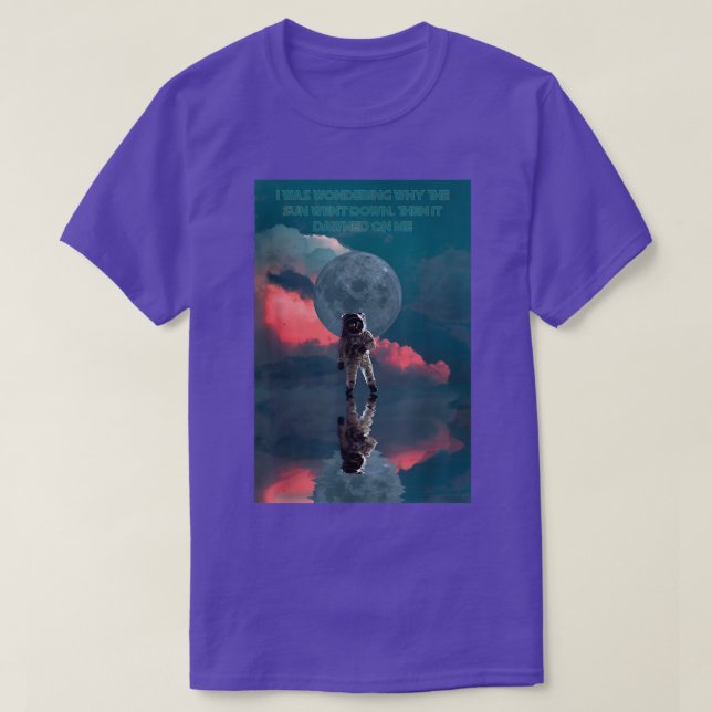 Funny Astronomie Witz T-Shirt (Design vorne)