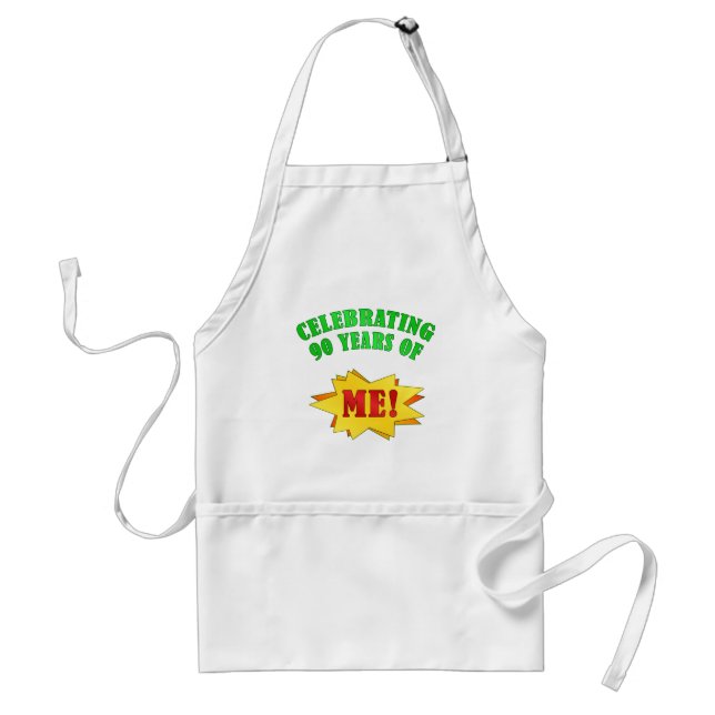 Funny Attitude 90. Geburtstagsgeschenke Schürze (Vorne)