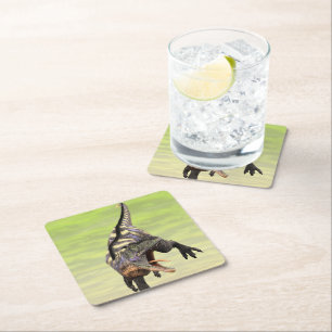 Funny Aucasaurus Dinosaur - Perfekt für Dino Lover Rechteckiger Pappuntersetzer