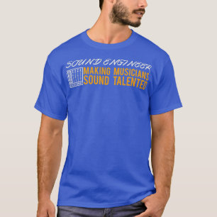 Funny Audio Engineer Sound Technician Typ Geschenk T-Shirt