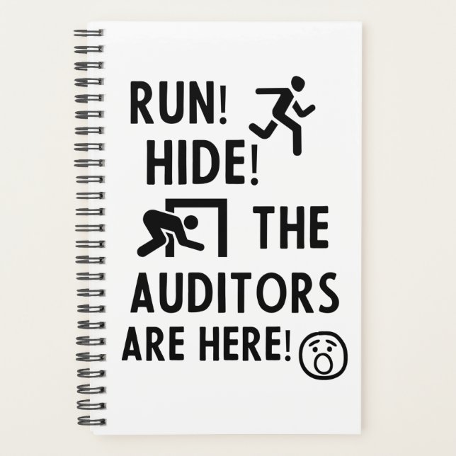 Funny Auditor Notebook Planer Geschenk für Buchhal (Vorderseite)