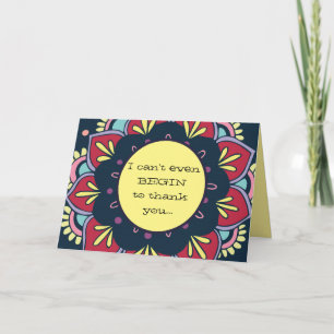 Funny/aufrichtig Danke