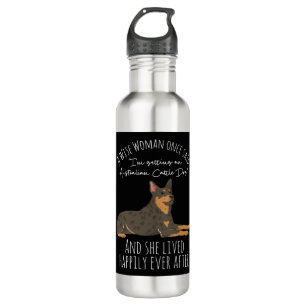 Funny Australian Cattle Dog Zitat Edelstahlflasche