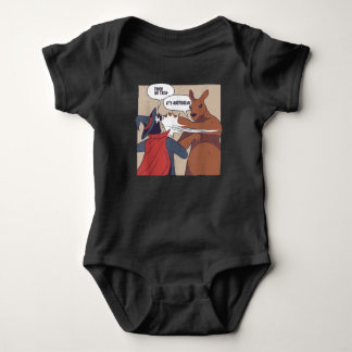 Funny Australian Halloween | Kangaroo-Design Baby Strampler