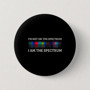 Funny Autismus Meme bin ich nicht auf dem Spektrum Button