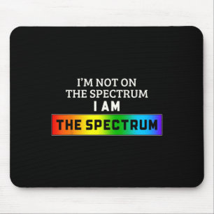 Funny Autismus Meme bin ich nicht auf dem Spektrum Mousepad