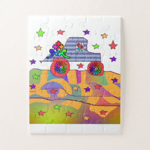 FUNNY AUTO EASY KIDS PUZZLE